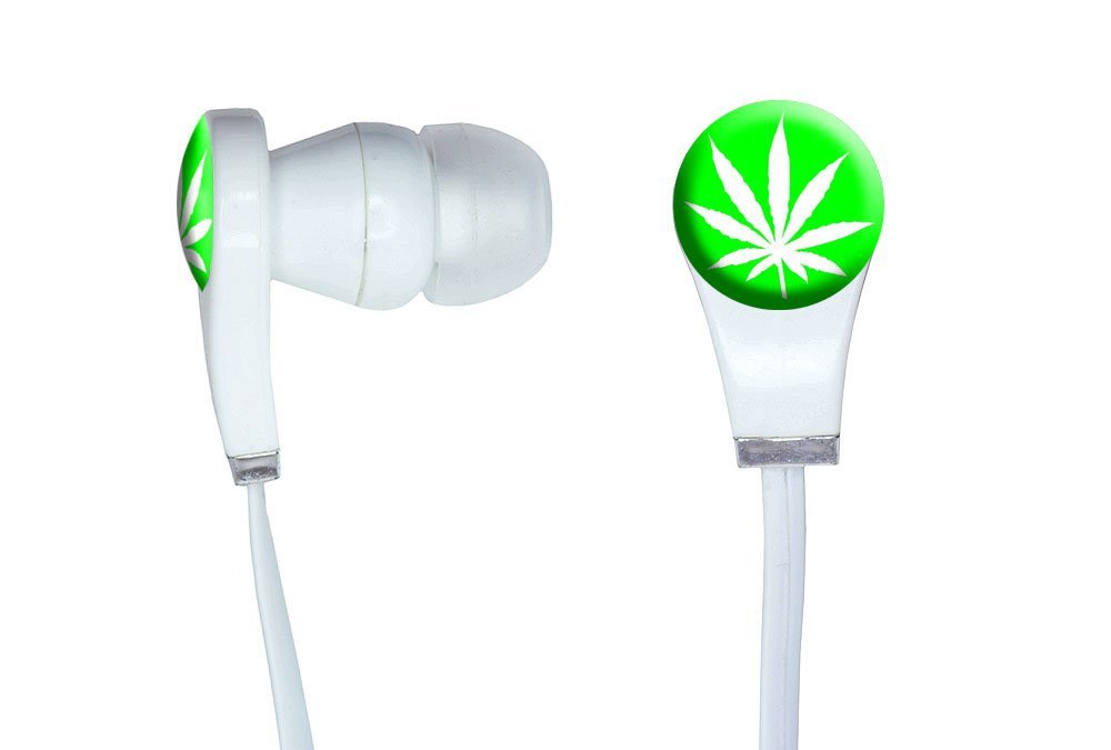 Pot Leaf Earbuds