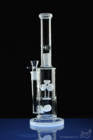 “The Engine Driver” Gear Percolator Straight Tube Water Pipe