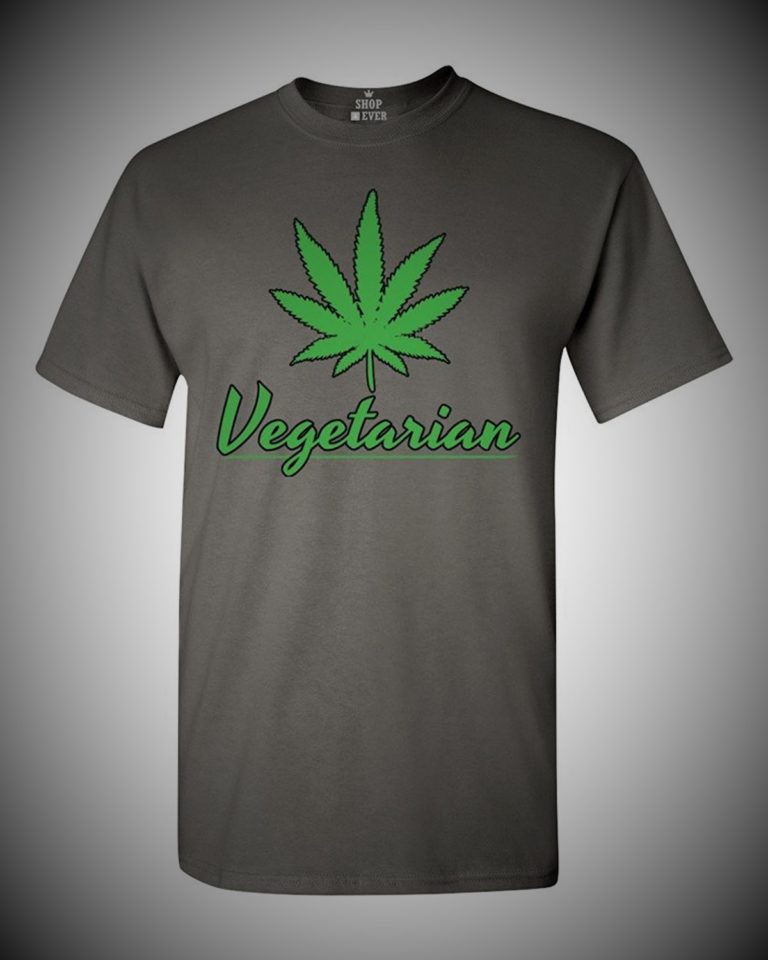 Vegetarian Marijuana Leaf Shirt (Unisex)