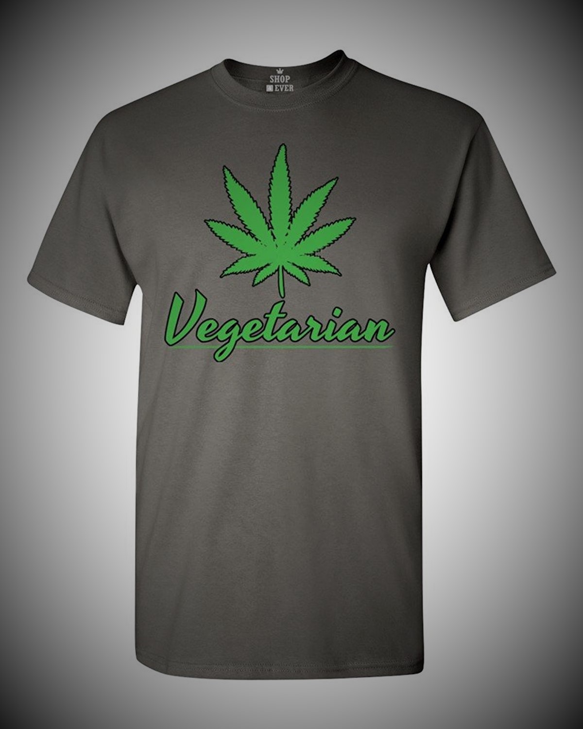 vegetarian marijuana leaf shirt