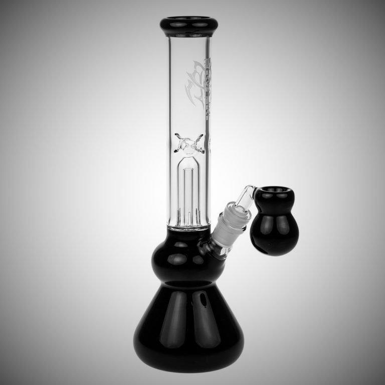Beaker Base Percolator Ice Bong with Precooler From Black Leaf