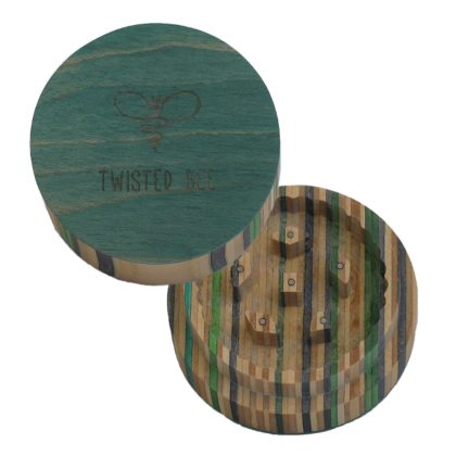 Twisted Bee 2 Piece Wooden Grinder
