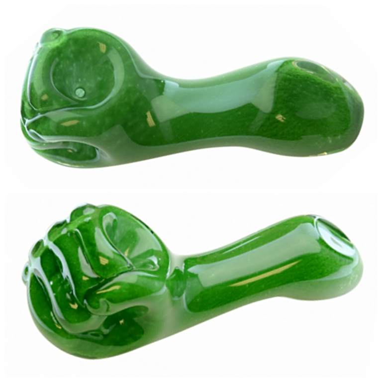 Green Hulk Fist Spoon Pipe