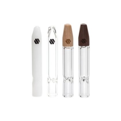 glass one hitter with luxury wood dugout