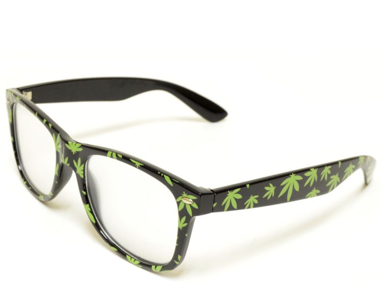 GloFX Pot Leaf Diffraction Glasses