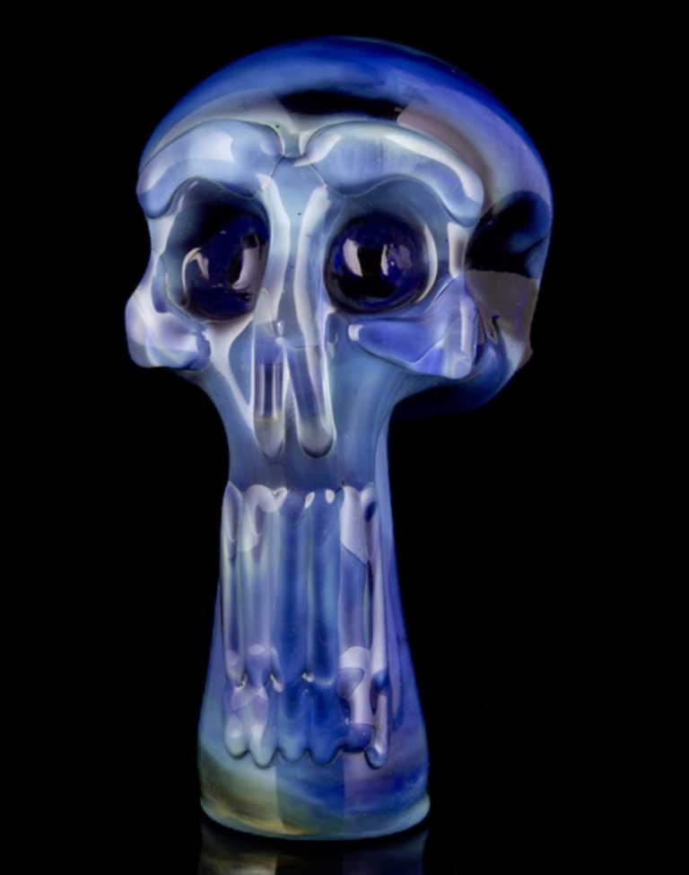 Punisher Pipe: The Hand Blown Glass Skull Pipe