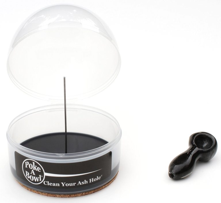 Poke A Bowl Ashtray: The Odor Proof And Bowl Cleaning Ashtray
