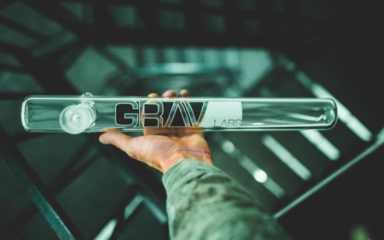 Extra Large Glass Steamroller Pipe From Grav Labs
